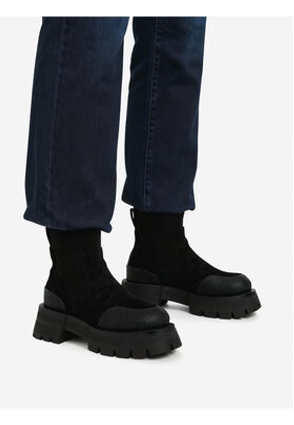 G-Star RAW - G-Star Raw Sztyblety CEO-WI16-525-05 Czarny. Kolor: czarny. Materiał: zamsz, skóra