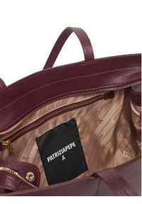 Patrizia Pepe Torebka 8B0236/L001-M536 Fioletowy. Kolor: fioletowy. Materiał: skórzane #3
