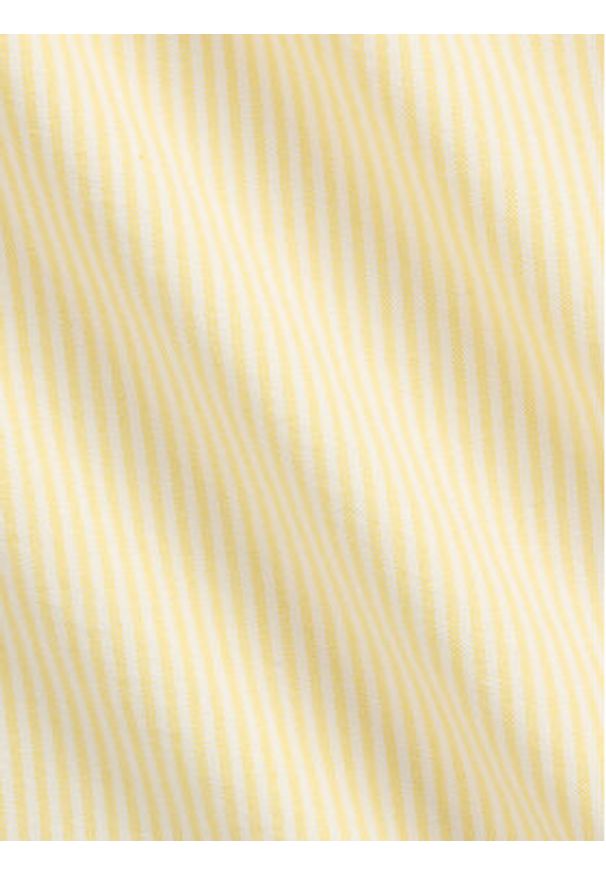 Polo Ralph Lauren Koszula 710953704004 Żółty Custom Fit. Typ kołnierza: polo. Kolor: żółty. Materiał: bawełna