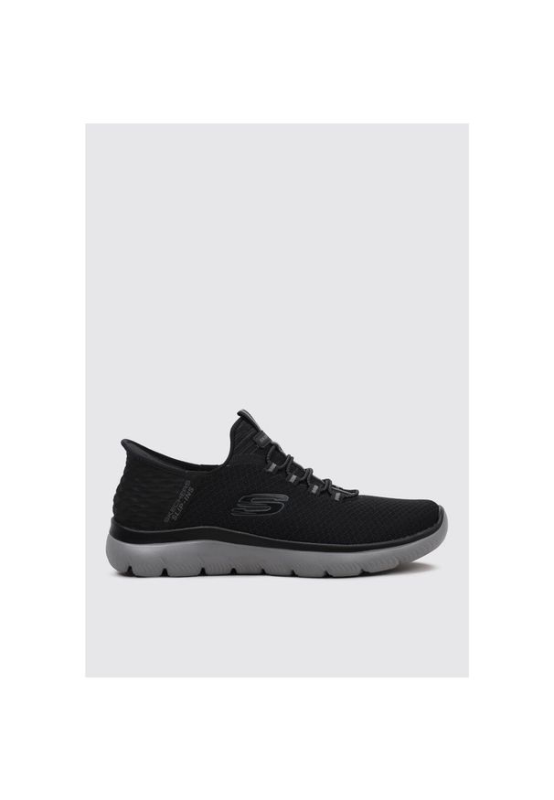 skechers - Buty sportowe Sneakersy męskie, Slip-Ins Summits - High Range. Kolor: czarny. Sport: turystyka piesza