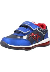 Geox - Buty GEOX B TODO BOY Niebieski. Kolor: niebieski. Materiał: syntetyk, tkanina. Sport: turystyka piesza