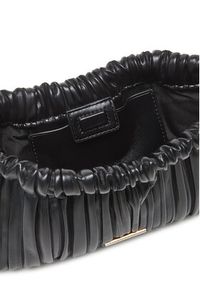 Calvin Klein Torebka Drawstring Plisse Conv Mini Cb P LV04F3077G Czarny. Kolor: czarny. Materiał: skórzane #5