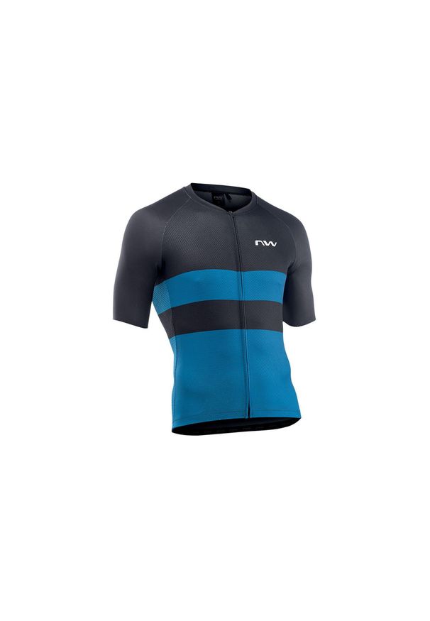 Koszulka rowerowa NORTHWAVE BLADE AIR Jersey czarno niebieska. Kolor: wielokolorowy, niebieski, czarny. Materiał: jersey