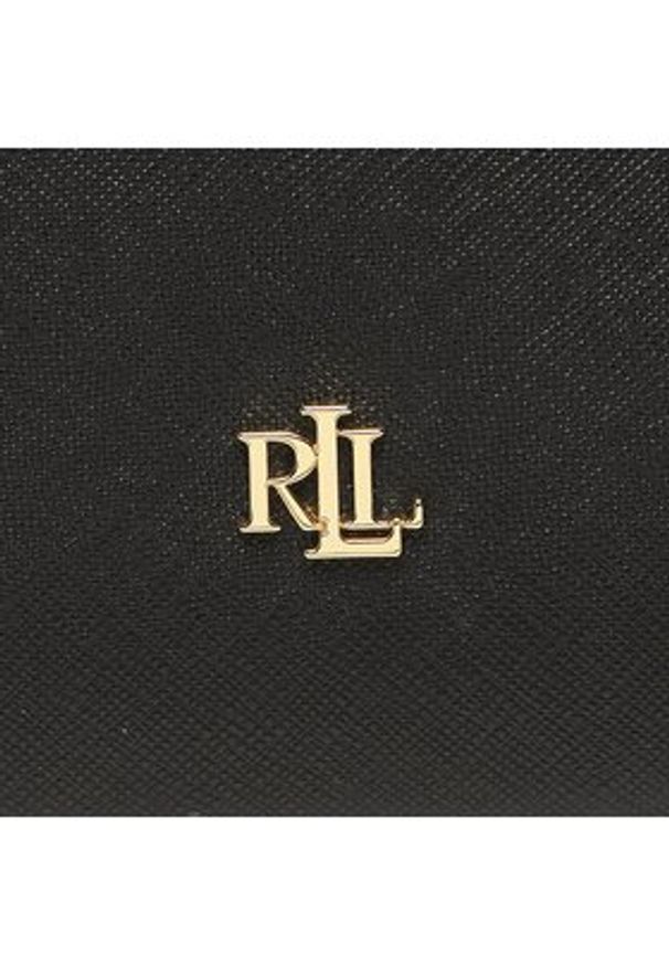 Lauren Ralph Lauren Torebka Hanna 37 431898556005 Czarny. Kolor: czarny. Materiał: skórzane
