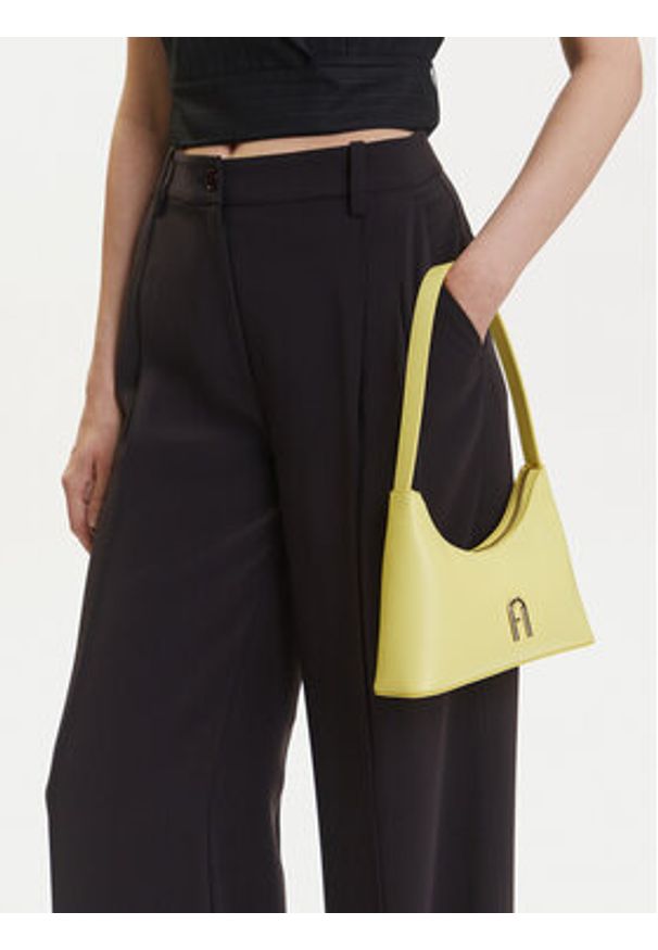 Furla Torebka WB00863 AX0733 3684S Żółty. Kolor: żółty. Materiał: skórzane