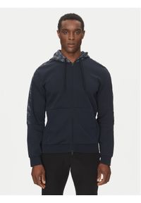 EA7 Emporio Armani Bluza 7M000209 AF12660 UB102 Granatowy Modern Fit. Kolor: niebieski. Materiał: syntetyk, bawełna
