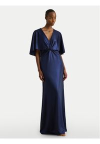 Lauren Ralph Lauren - LAUREN RALPH LAUREN Sukienka wieczorowa 253P04061003 Granatowy Regular Fit. Kolor: niebieski. Materiał: syntetyk. Styl: wizytowy #1