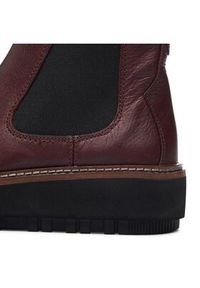 Clarks Sztyblety Orianna W Up 261748224 Bordowy. Kolor: czerwony. Materiał: skóra #5