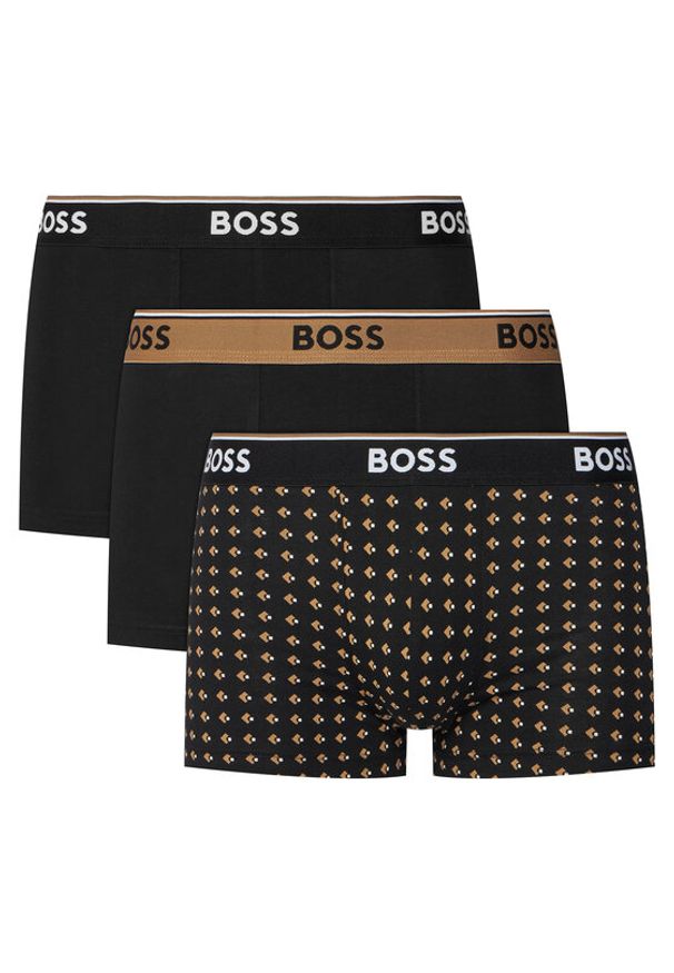 BOSS Komplet bokserek 50554443 Beżowy. Kolor: beżowy. Materiał: bawełna
