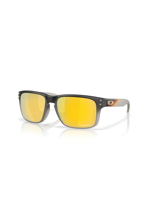 Okulary przeciwsłoneczne Oakley Holbrook Troy Lee Designs Series. Kolor: szary, wielokolorowy, czarny. Sport: turystyka piesza