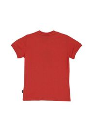 LEONE 1947 APPAREL - Nowość Sportowa koszulka dziecięca z krótkim rękawem. Kolor: czerwony. Długość rękawa: krótki rękaw. Długość: krótkie. Sport: joga i pilates