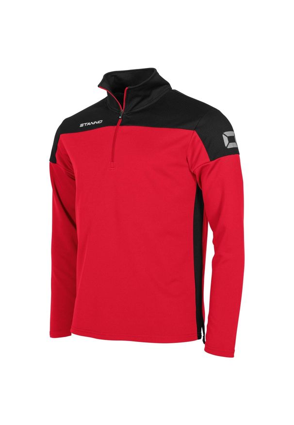 STANNO - Dziecięca bluza dresowa 1/4 z zamkiem błyskawicznym Stanno Pride. Kolor: wielokolorowy, czarny, czerwony. Materiał: dresówka. Sport: fitness