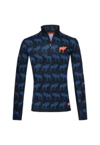 GARETH & LUCAS - Bluza narciarska Męska Gareth & Lucas Eighty. Kolor: niebieski. Materiał: poliester, elastan. Sezon: zima. Sport: narciarstwo #1