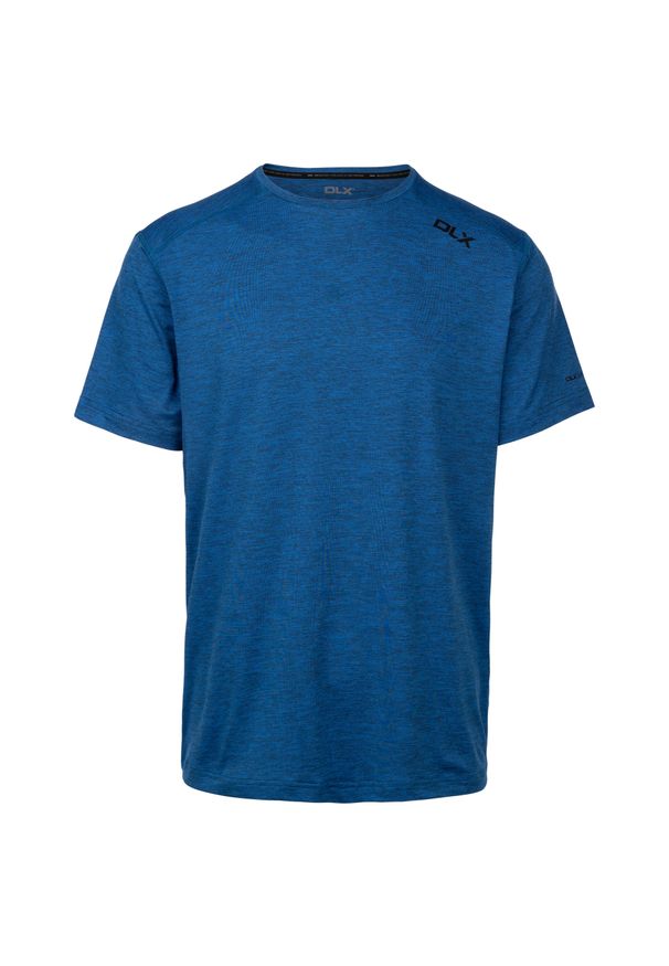 TRESPASS - Męska Koszulka Doyle DLX Marl. Kolor: niebieski. Sport: turystyka piesza