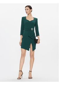 Rinascimento Sukienka koktajlowa CFC0116131003 Zielony Slim Fit. Kolor: zielony. Materiał: syntetyk. Styl: wizytowy #3