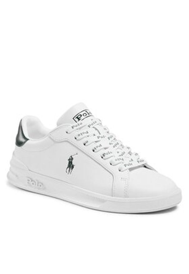 Polo Ralph Lauren Sneakersy Hrt Ct II 809829824004 Biały. Kolor: biały. Materiał: skóra