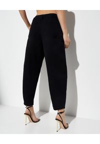Ralph Lauren - RALPH LAUREN - Czarne bawełniane spodnie. Kolor: czarny. Materiał: bawełna. Styl: klasyczny