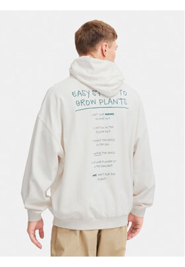 !SOLID - Solid Bluza Idir 21108130 Biały Relaxed Fit. Kolor: biały. Materiał: bawełna