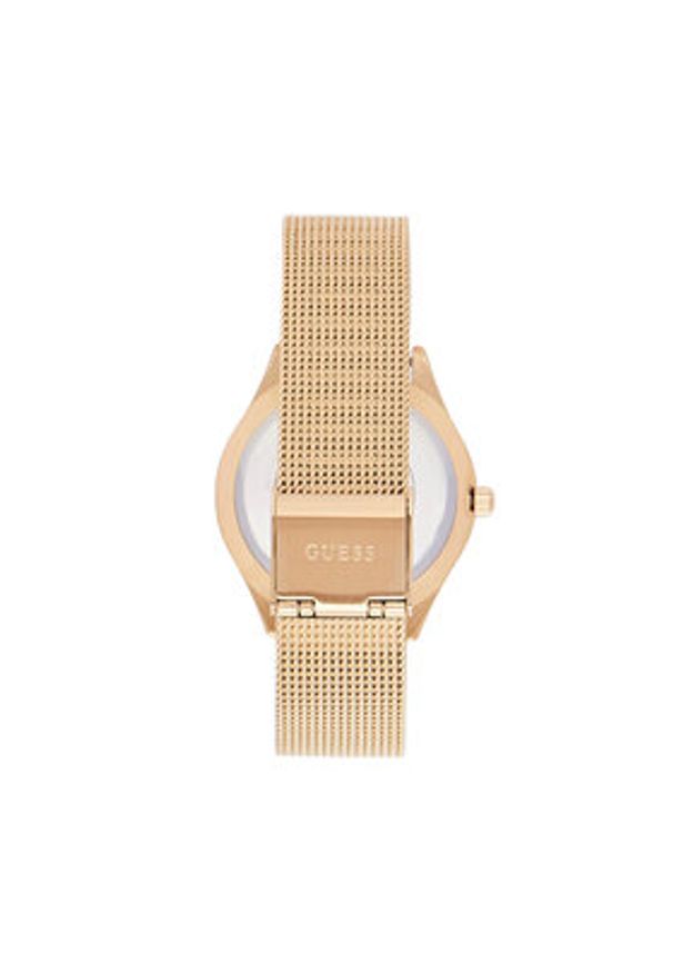 Guess Zegarek Glitz Plaque GW0835L2 Złoty. Kolor: złoty