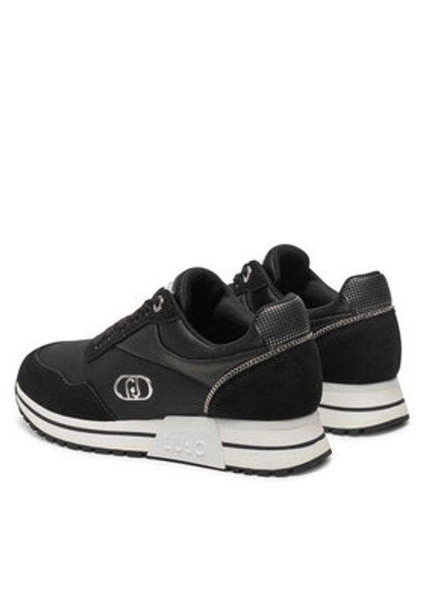 Liu Jo Sneakersy Johanna 02 BF4025 PX522 Czarny. Kolor: czarny. Materiał: materiał
