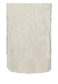 YAS Spódnica maxi Sequina 26037771 Écru Regular Fit. Materiał: syntetyk #4