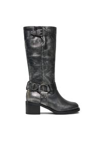 Bronx Kozaki High boots 14291-M Czarny. Kolor: czarny. Materiał: skóra #1