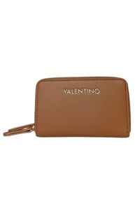 Valentino by Mario Valentino - VALENTINO Średni brązowy portfel Arcadia Zip Around Wallet. Kolor: brązowy #4