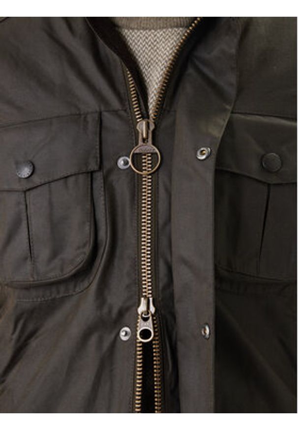 Barbour Kurtka przejściowa Corbridge MWX0340OL71 Zielony Tailored Fit. Kolor: zielony. Materiał: bawełna