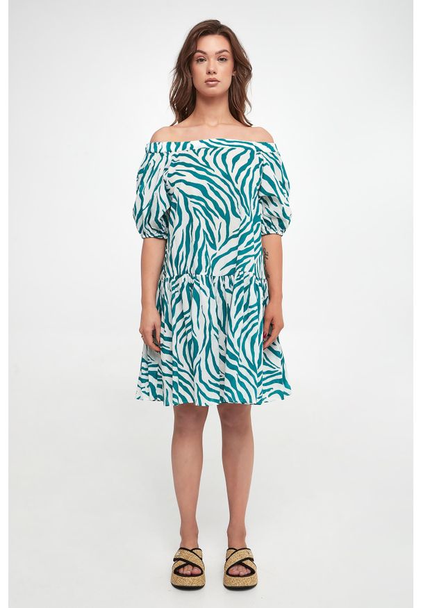 Max Mara Beachwear - Sukienka mini Ottone MAX MARA BEACHWEAR. Długość: mini