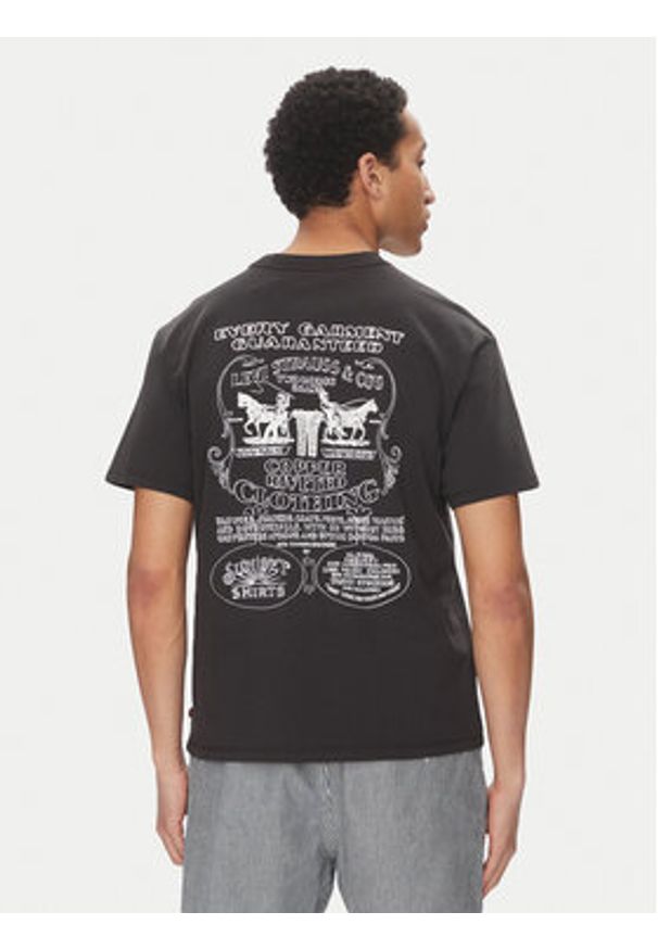 Levi's® T-Shirt 87373-0260 Czarny Vintage Fit. Kolor: czarny. Materiał: bawełna. Styl: vintage