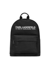 Karl Lagerfeld - KARL LAGERFELD Plecak 241M3051 Czarny. Kolor: czarny. Materiał: materiał