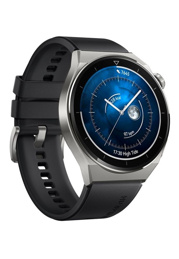 HUAWEI - Huawei Watch GT 3 Pro 46mm Sport. Rodzaj zegarka: smartwatch. Materiał: materiał, skóra. Styl: sportowy