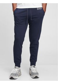 GAP - Gap Spodnie dresowe 500382-03 Granatowy Regular Fit. Kolor: niebieski. Materiał: bawełna, dresówka