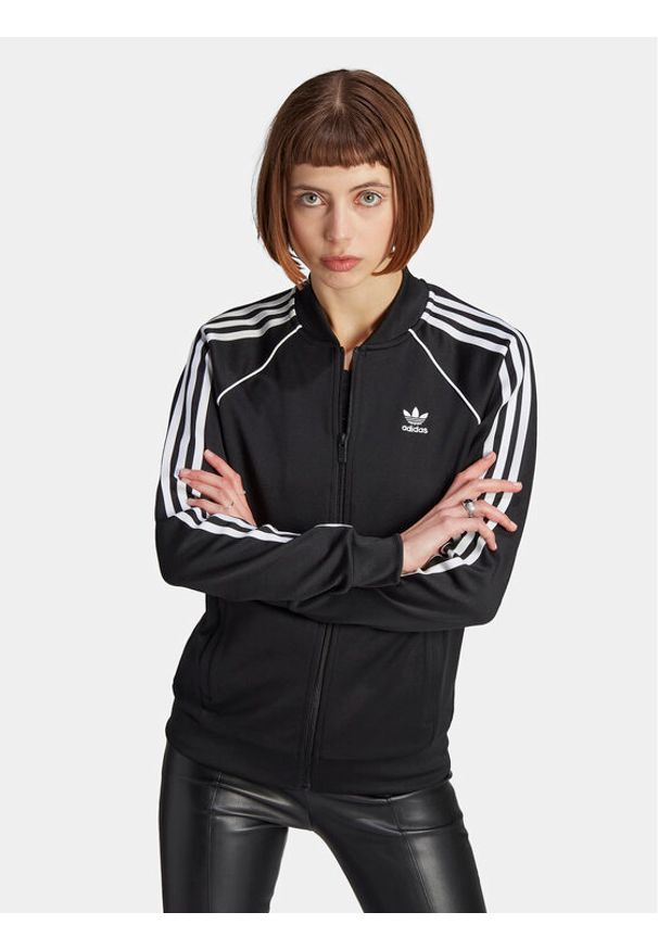 Adidas - adidas Bluza adicolor Classics SST IK4034 Czarny Regular Fit. Kolor: czarny. Materiał: syntetyk