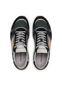 Emporio Armani Sneakersy X4X537 XN730 S434 Czarny. Kolor: czarny. Materiał: materiał #5
