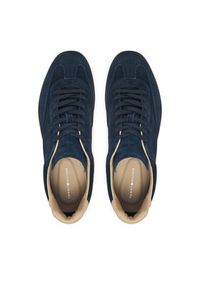 TOMMY HILFIGER - Tommy Hilfiger Sneakersy Lo Lux FM0FM05816 Granatowy. Kolor: niebieski. Materiał: zamsz, skóra #4
