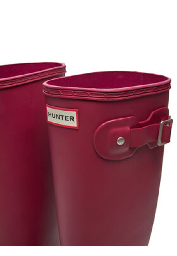 Hunter Kalosze WFT1000RMA Bordowy. Kolor: czerwony. Materiał: syntetyk