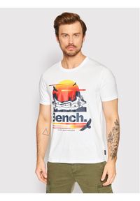 Bench T-Shirt Mendota 120695 Biały Regular Fit. Kolor: biały. Materiał: bawełna #1