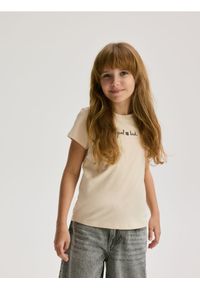 Reserved - Bawełniany t-shirt z haftem 2 pack - wielobarwny. Materiał: bawełna. Wzór: haft