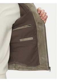 Serge Pariente Kurtka skórzana Cred Szary Regular Fit. Kolor: szary. Materiał: skóra #5