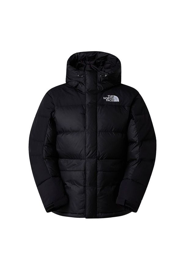 Kurtka męska The North Face Himalayan 0A4QYXGOF1 - czarna. Kolor: czarny. Materiał: materiał, nylon, puch. Sezon: zima