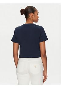 Guess T-Shirt W5GI15 K8FQ4 Granatowy Regular Fit. Kolor: niebieski. Materiał: bawełna #3