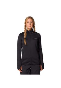 columbia - Columbia Bluza Crystal Leaf 2085333010. Kolor: czarny. Technologia: Omni-Heat (Columbia)