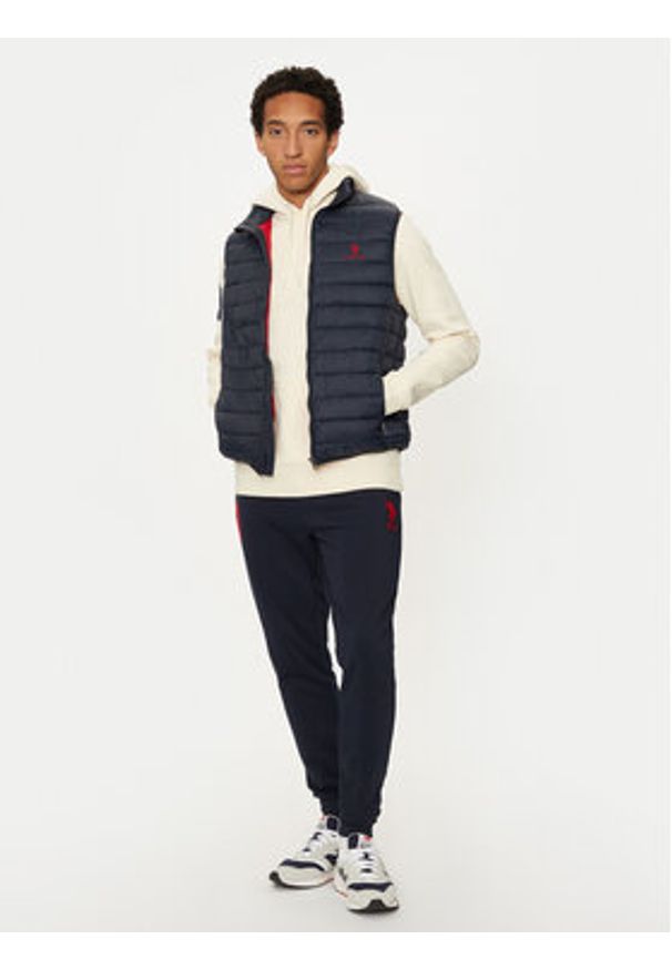 U.S. Polo Assn. Kamizelka MUP3267 Granatowy Regular Fit. Typ kołnierza: polo. Kolor: niebieski. Materiał: syntetyk