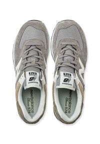 Sneakersy męskie szare New Balance ML574TT2. Kolor: szary. Materiał: materiał, guma. Szerokość cholewki: normalna. Model: New Balance 574 #5
