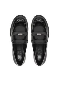 DKNY Loafersy Ivette K2377240 Czarny. Kolor: czarny. Materiał: skóra #5