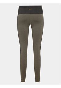 Athlecia Legginsy Powerfull W Seamless Tights EA233338 Brązowy Regular Fit. Kolor: brązowy. Materiał: syntetyk #3