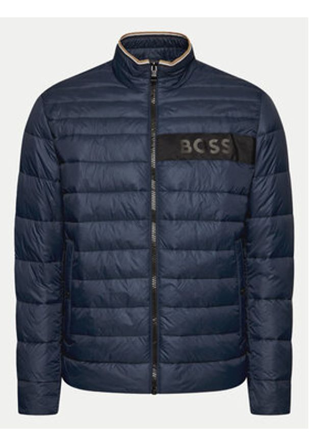 BOSS - Boss Kurtka przejściowa Darolus 50464308 Granatowy Regular Fit. Kolor: niebieski. Materiał: syntetyk