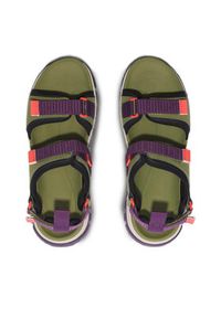Timberland Sandały Lincoln Peak 2 Strap Sandal TB0A5ZRZES61 Khaki. Kolor: brązowy. Materiał: materiał #6