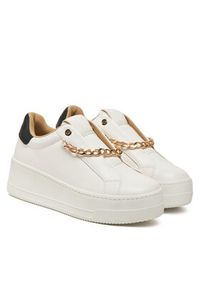 DeeZee Sneakersy AM25231-B Biały. Kolor: biały. Materiał: skóra #6